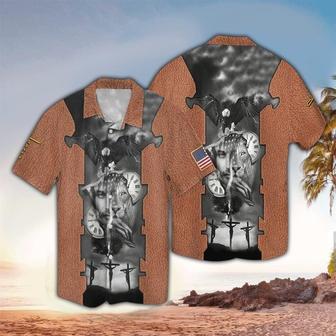 Jesus Lion American God Hawaiian Shirt - Christian Hawaiian Shirts For Men & Women - Seseable