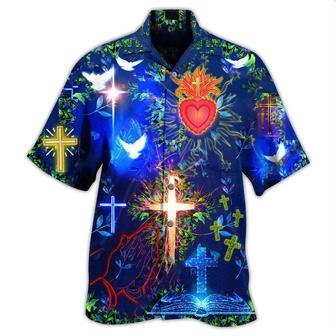 Jesus Put God First And Youll Be Last In Blue Hawaiian Shirt - Seseable