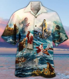 Jesus Saved My Life Hawaiian Shirt - Christian Hawaiian Shirts For Men & Women - Seseable