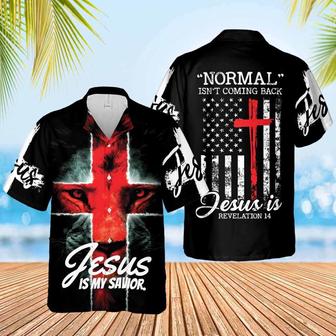 Normal Isn't Coming Back Jesus Is Hawaiian Shirt - Christian Hawaiian Shirts For Women Men - Seseable