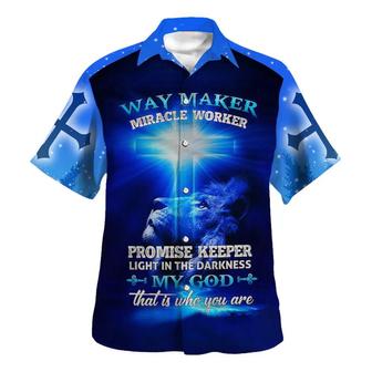 Way Maker Miracle Worked Promise Keeper Hawaiian Shirt - Seseable