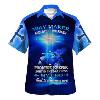 Way Maker Miracle Worked Promise Keeper Hawaiian Shirt - Seseable