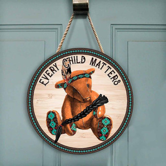 Every Child Matters Round Wood Sign - Thegiftio UK