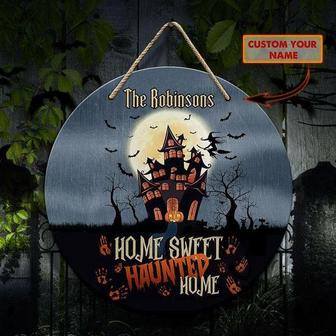 Halloween Horror Nights Custom Round Wood Sign - Thegiftio