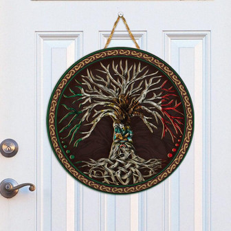 Mexico Round Round Wood Sign - Thegiftio