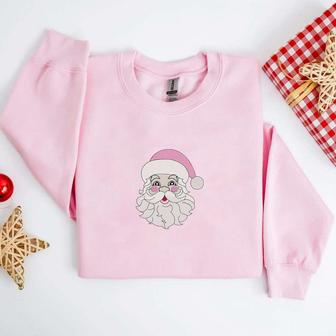 Christmas Santa Claus Embroidered X | Mazezy