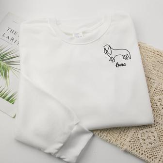 Custom Pet Sweatshirts, Embroidered Sweatshirts, Custom Names Sweatshirts for Dog Lovers | Mazezy