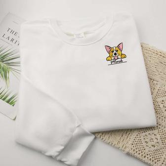 Custom Pet Sweatshirts, Embroidered Sweatshirts, Sweatshirts For Dog Lovers | Mazezy