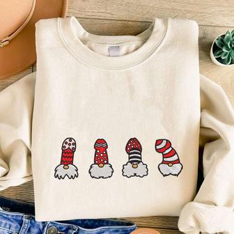 Dirty Ugly Christmas Embroidered Sweatshirt, Naughty Christmas Sweatshirt For Family | Mazezy