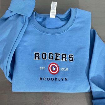 Rogers 1918 Embroidered Sweatshirt Crewneck Sweatshirt Gift For Family | Mazezy