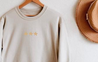 Starfish Embroidered Sweatshirt Crewneck Sweatshirt For Men And Women | Mazezy