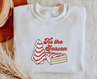 Tis The Season, Embroidered Tis the Season Sweatshirt, Gift For Christmas | Mazezy UK