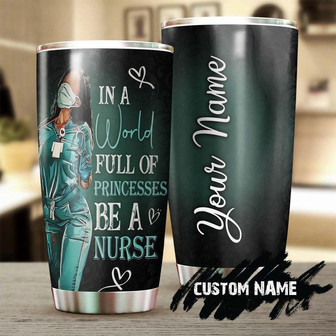 Be A Nurse In This World Personalized Black Nurse Tumblerfunny Nurse Tumblerappreciation Nurse Giftnurse Thank You Giftgift For Nurse - Thegiftio UK