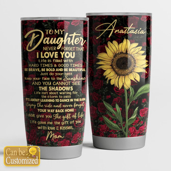 Be A Sunflower Personalized Tumbler - Thegiftio UK