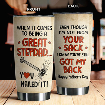 Being A Great Stepdad Tumbler - Thegiftio UK
