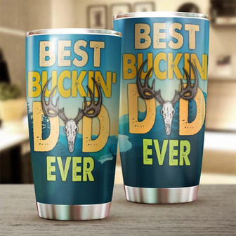 Best Dad Ever Deer Tumblerbirthday Christmas Gift Father'S Day Gift For Father For Son - Thegiftio UK