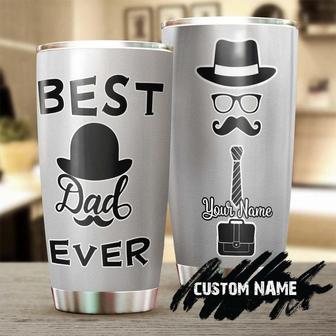 Best Dad Ever Personalized Tumblerbirthday Christmas Gift Father'S Day Gift For Father In Law - Thegiftio UK
