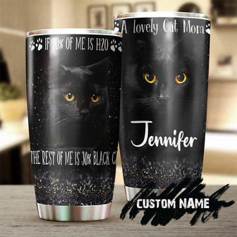 Black Cat The Rest Of Me Is Black Cat Personalized Tumblercat Tumblergift For Cat Lovermother'S Day Gift For Cat Mom Gift For Cat Lady - Thegiftio UK