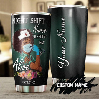 Black Nurse Strong Nurse Personalized Nurse Tumblerfunny Nurse Tumblerappreciation Nurse Giftnurse Thank You Giftgift For Nurse - Thegiftio UK