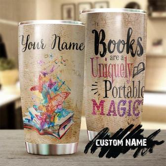 Book Lover Magic Personalized Tumbler Reading Tumbler Book Lover Gift Bookaholic Tumbler Bookworm Gift Gift For Her Gift For Him - Thegiftio