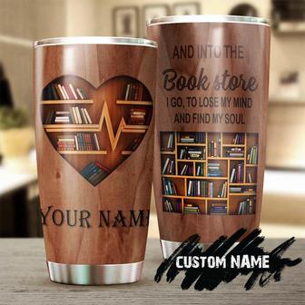 Custom Gift For Her For Him, Book Lover Soul Personalized Stainless Steel 20oz Tumbler Reading Tumbler Book Lover Gift Bookaholic Tumbler Bookworm Gift - Thegiftio