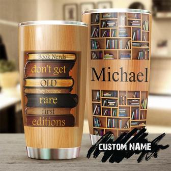 Book Nerds Personalized Tumbler Reading Tumbler Book Lover Gift Bookaholic Tumbler Bookworm Gift Gift For Her Gift For Him - Thegiftio