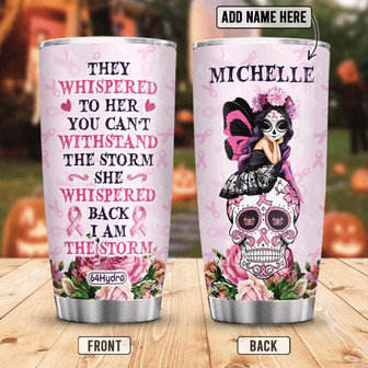 Brc Sugar Skull Personalized Stainless Steel Tumbler - Thegiftio UK