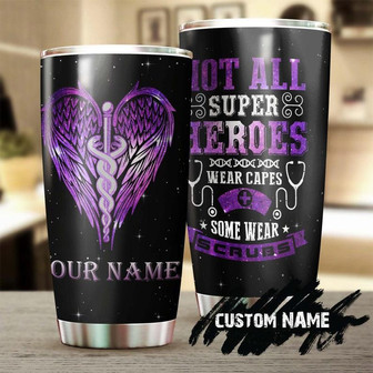 Gift For Nurse, Caduceus Hero Wear Scrubs Personalized Nurse Stainless Steel Tumbler 20oz, funny Nurse Tumbler appreciation Nurse Gift nurse Thank You Gift - Thegiftio UK