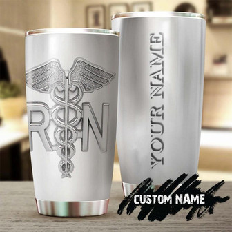 Caduceus Silver Simple Nurse Personalized Nurse Tumblerfunny Nurse Tumblerappreciation Nurse Giftnurse Thank You Giftgift For Nurse - Thegiftio UK