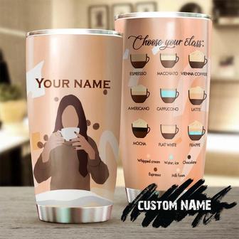 Coffee Girl Drink Coffee Menu Choose Your Class Tumblercoffee Tumbler Birthday Gift Christmas Gift For Coffee Lover For Him For Her - Thegiftio UK