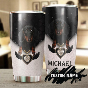 Dachshund Diamond Jewelry Style Personalized Custom Tumbler Gift For Dachshund Dad Dachshund Mom Gift For Dachshund Lover Dog Lover Gift - Thegiftio UK