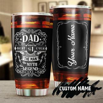 Dad The Man The Myth The Legend Personalized Tumblerbirthday Christmas Gift Father'S Day Gift For Father Dad From Daughter Son - Thegiftio UK