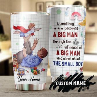 Daddy My Man Small Boy Personalized Tumblerbirthday Gift Christmas Gift Father'S Day Gift For Father Dad From Son Daughter - Thegiftio UK