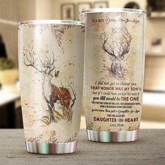 Daughter In Law You Are Daughter In My Heart Personalized Tumblerbirthday Gift Christmas Gift For Daughter In Law From Mother Dad In Law - Thegiftio UK