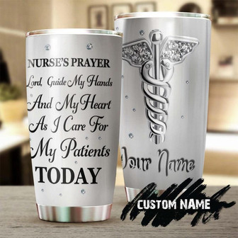 Diamond Caduceus Nurse Prayer Personalized Nurse Tumblerfunny Nurse Tumblerappreciation Nurse Giftnurse Thank You Giftgift For Nurse - Thegiftio UK