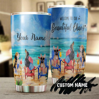 Dog Welcome To Our Beautiful Chaos Tumblermother'S Day Gift Dog Mom Giftgift For Dog Lover Fancy Dog Gift Unique Dog Present Summer Vide - Thegiftio UK