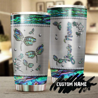 Dragonfly Jewelry Diamond Green Personalized Tumblerbirthday Gift Christmas Gift For Her For Him For Dragonfly Lover - Thegiftio UK