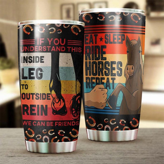 Eat Sleep Ride Horse Repeat Funny Tumblergift For Horse Lover Horse Rider Horsemangift For Her Gift For Him - Thegiftio