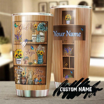 Faith Butterfly God Says You Are Unique Lovely Personalized Tumblerjesus Gift Birthday Christmas Gift For Jesus Lover Catholic Christians - Thegiftio UK