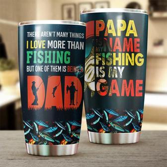 Fishing Dad Papa Is My Name Fishing Is My Gamebirthday Gift Christmas Gift Father'S Day Gift For Dad From Son From Daughter - Thegiftio UK