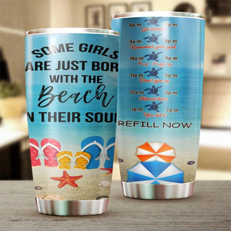 Girl Love Beach Turtle Drink Water Reminder Tumblerturtle Presentunique Tumblerbirthday Gift Christmas Gift For Turtle Lover - Thegiftio UK