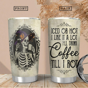 Halloween Coffee Stainless Steel Tumbler - Thegiftio UK