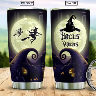 Hocus Pocus Witch Crew Nightmare Halloween Boo Ghost Scary Pumpkin Trick Or Treat Halloween Stainless Steel Tumbler - Thegiftio