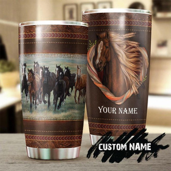 Horse Native American Personalized Tumblergift For Horse Lover Horse Ridergift For Her Gift For Him - Thegiftio UK