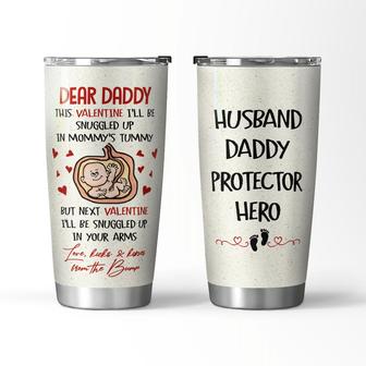 Husband Daddy Protector Hero - Tumbler - - Thegiftio UK