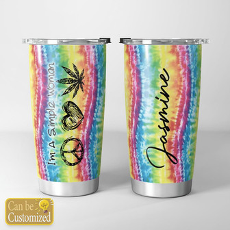 Im A Simple Woman Personalized Tumbler - Thegiftio UK