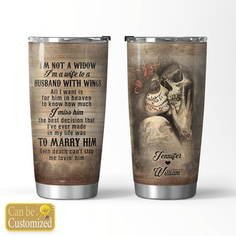 Im Not A Widow Personalized Tumbler - Thegiftio UK
