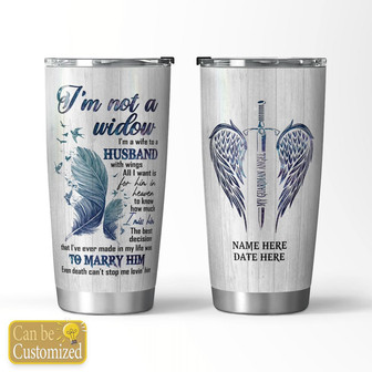 Im Not A Widow Personalized Tumbler - Thegiftio UK