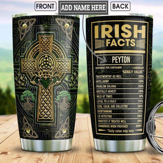 Irish Facts Personalized Tumbler - Thegiftio UK