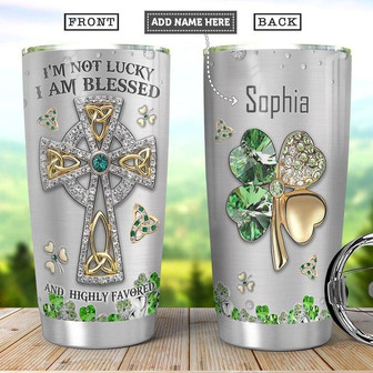 Irish Jewelry Style Personalized Tumbler - Thegiftio UK